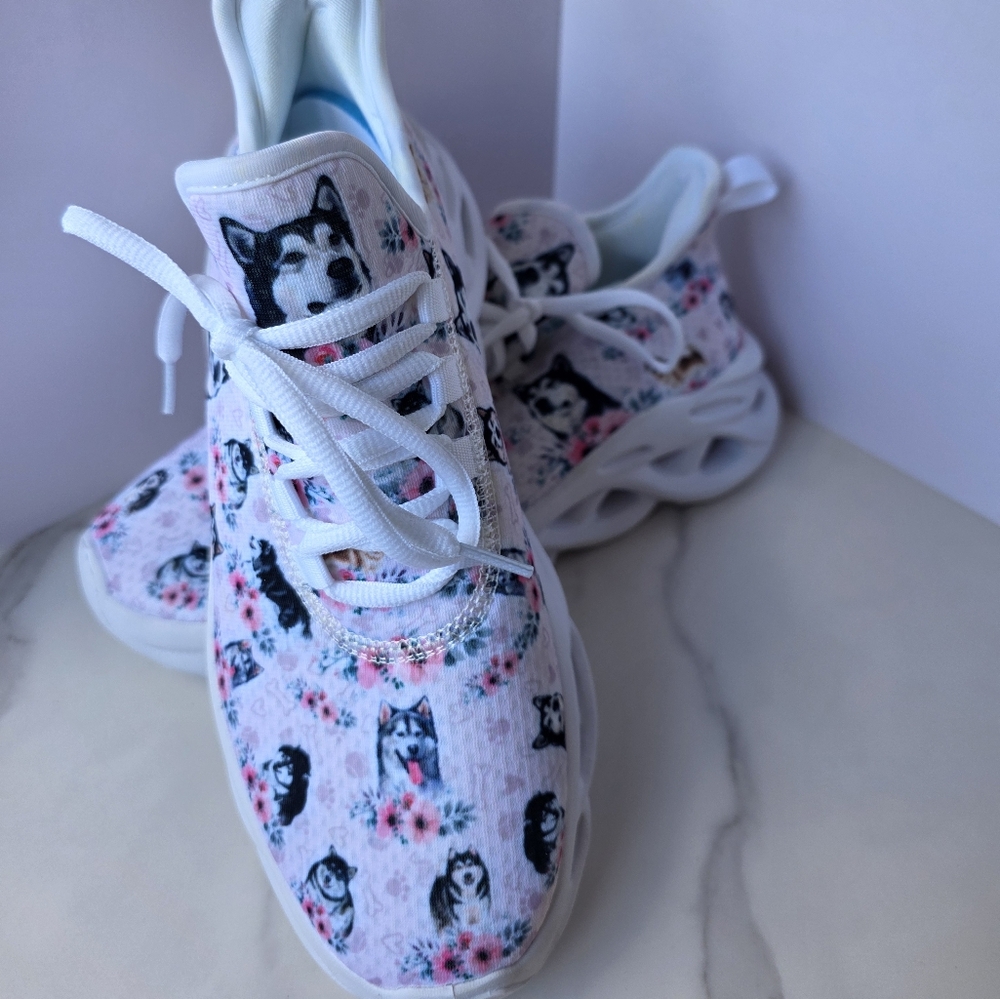 Alaskan Malamute Print Womens Shoes
